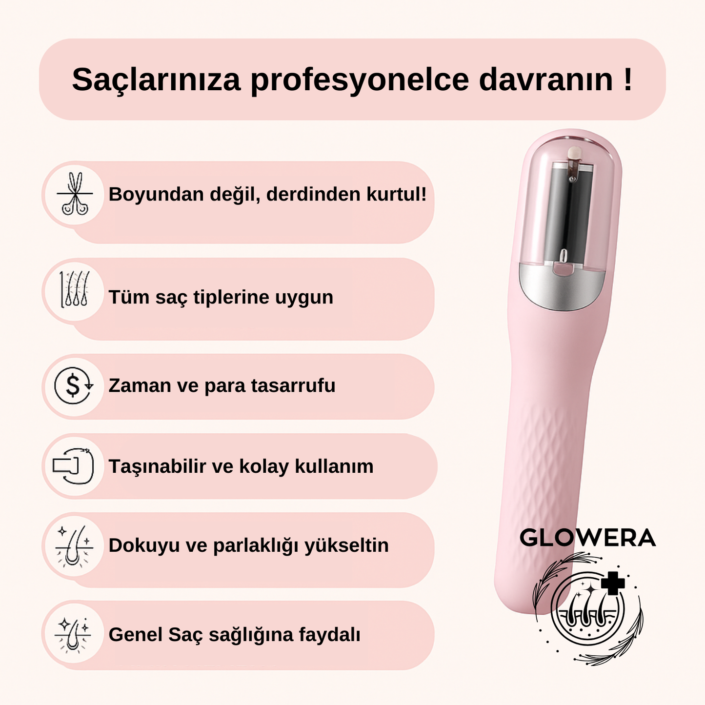GlowEra Saç Bakım Aleti